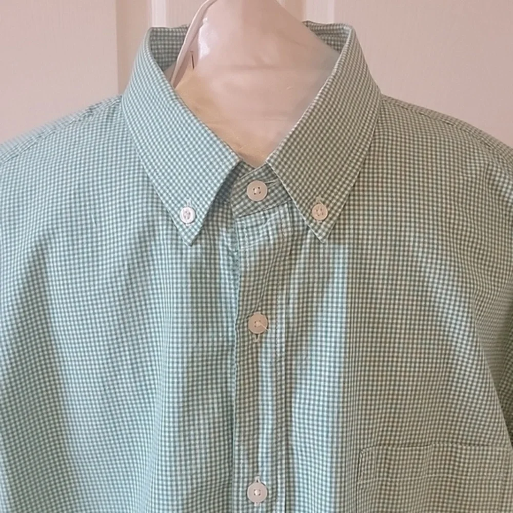 J.CREW MEN'S LONG SLEEVE OXFORD CHECKED SHIRT‎ (sz XL)